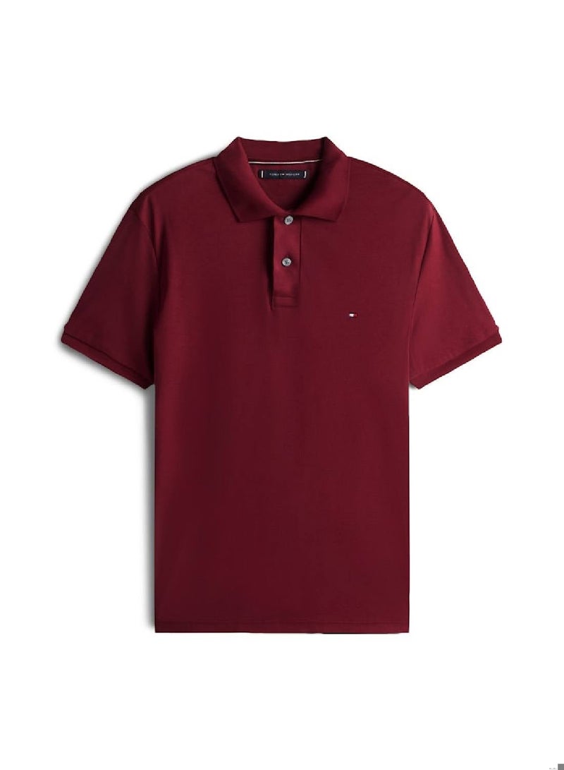 TOMMY HILFIGER Regular Fit Interlock Knit Polo Shirt - Image 4